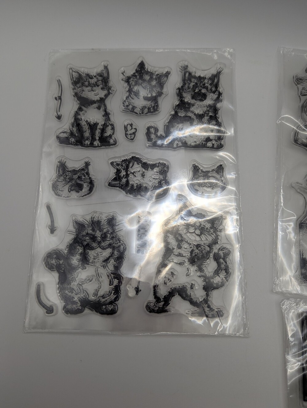 Lot of Clear silicon stamps Animal Crafts Cozy Journal Cards Cats Kittens - Picture 13 of 13